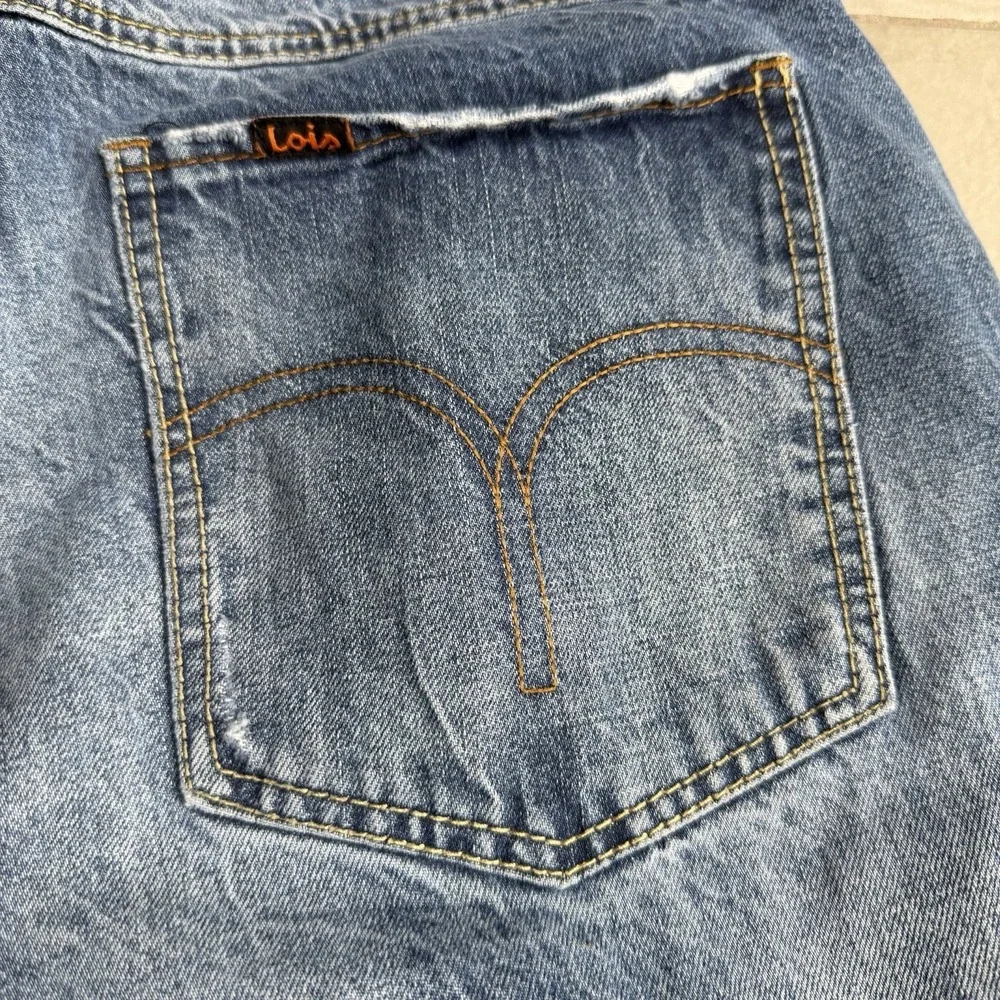 LOIS 'Barcelona' Straight Blue Jeans | W36 L34